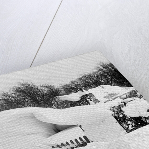 The Great Snow at the Rope Works, Ramsey, Isle of Man by George Bellett Cowen